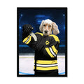Boston Furr Bruins: Custom Pet Portrait