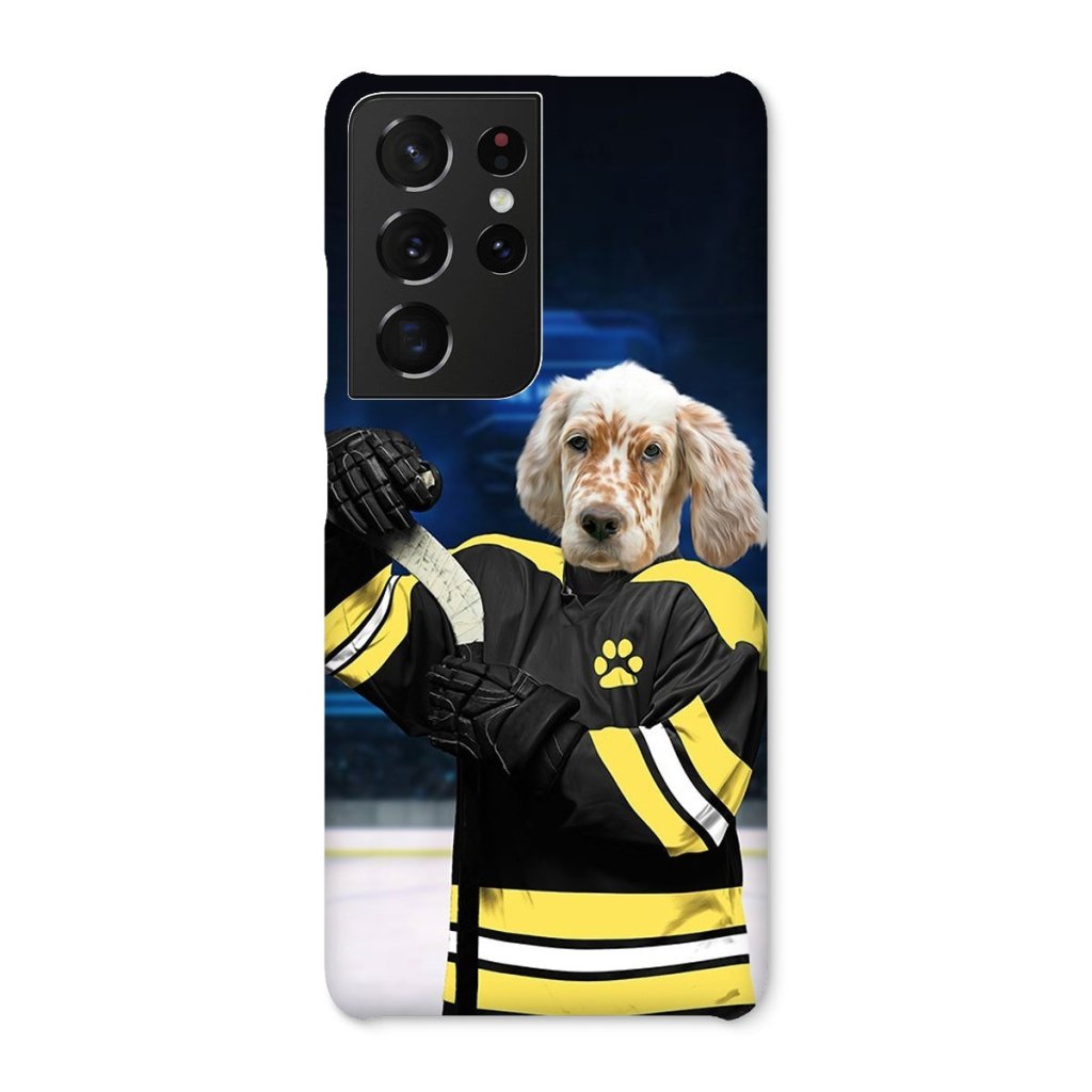 Pet Portraits | Boston Furr Bruins: Custom Pet Snap Phone Case | Paw & Glory