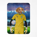 Brazil Football Team (FIFA 2022): Custom Pet Blanket