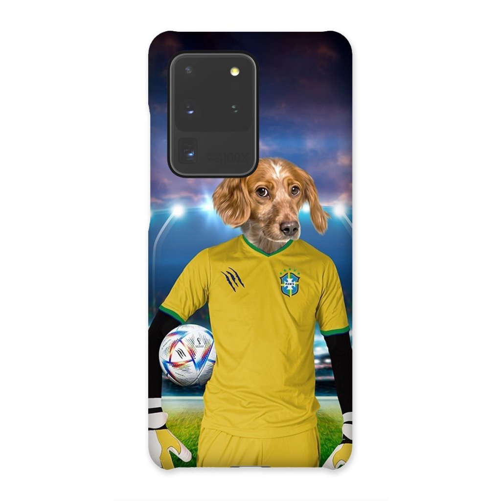 Pet Portraits | Brazil Football Team (FIFA 2022): Custom Pet Phone Case | Paw & Glory