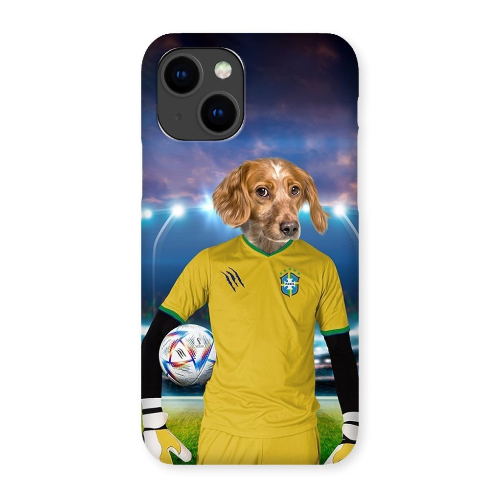 Pet Portraits | Brazil Football Team (FIFA 2022): Custom Pet Phone Case | Paw & Glory