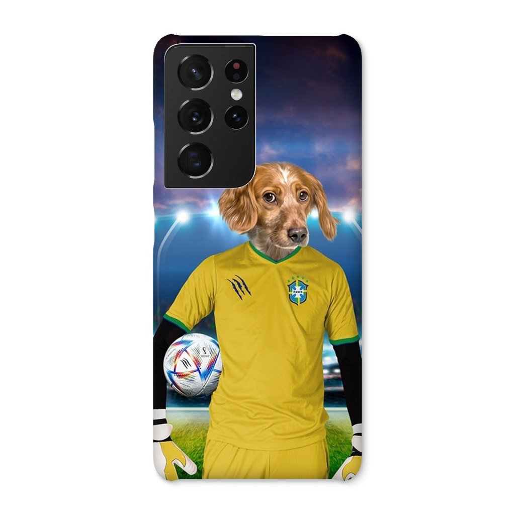 Pet Portraits | Brazil Football Team (FIFA 2022): Custom Pet Phone Case | Paw & Glory