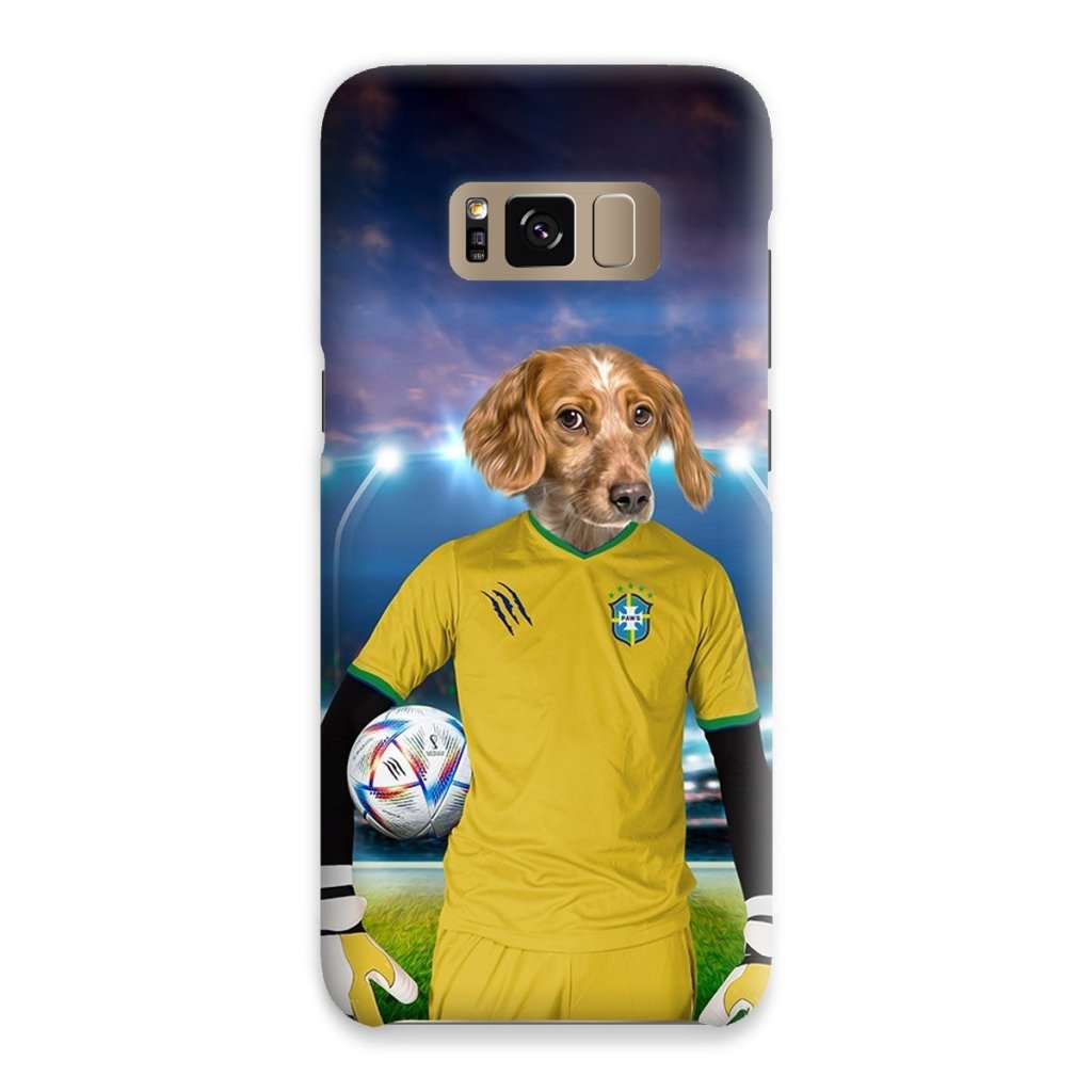 Pet Portraits | Brazil Football Team (FIFA 2022): Custom Pet Phone Case | Paw & Glory