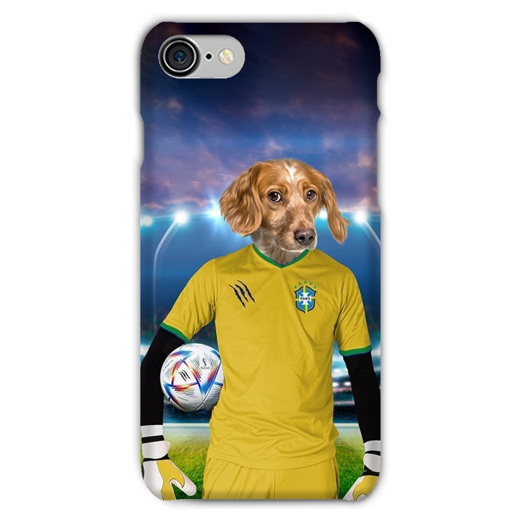 Pet Portraits | Brazil Football Team (FIFA 2022): Custom Pet Phone Case | Paw & Glory