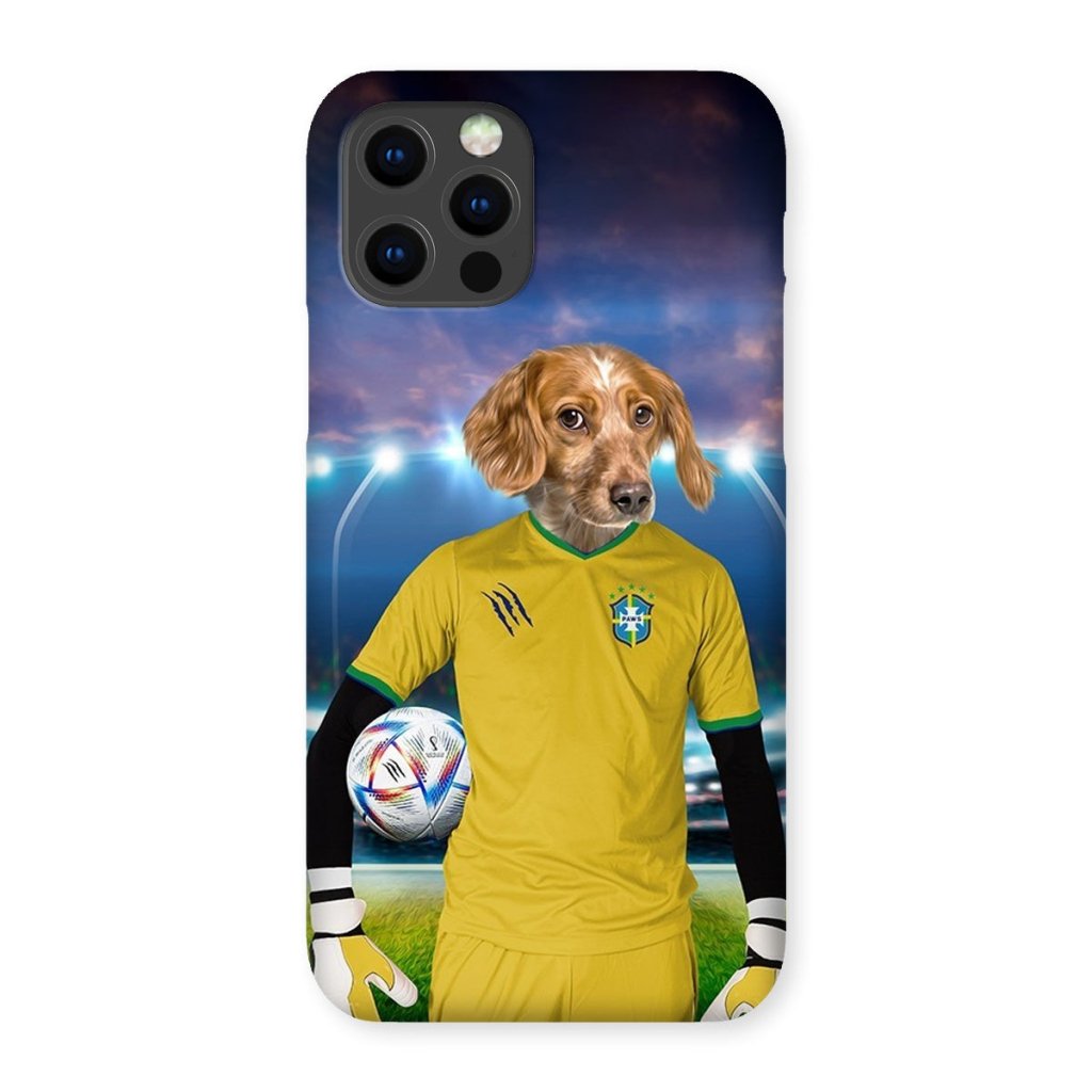 Pet Portraits | Brazil Football Team (FIFA 2022): Custom Pet Phone Case | Paw & Glory