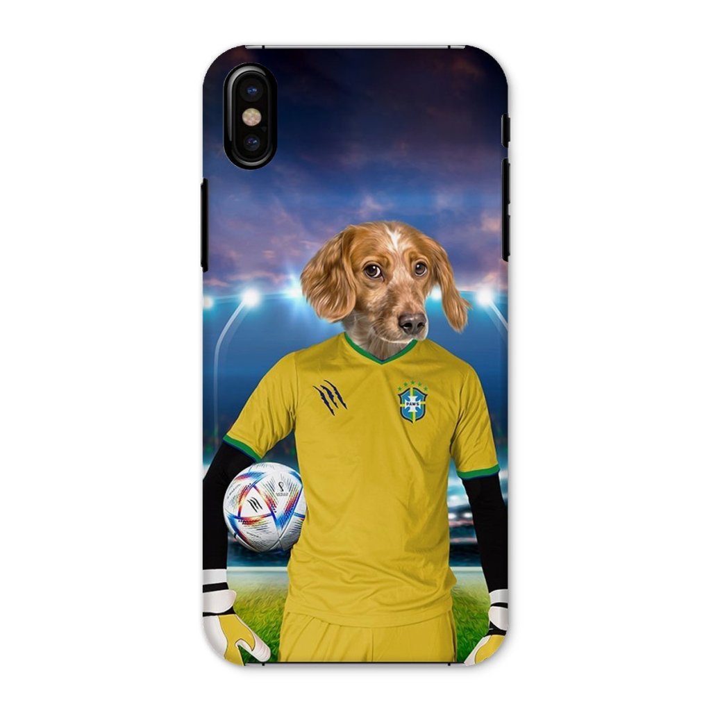 Pet Portraits | Brazil Football Team (FIFA 2022): Custom Pet Phone Case | Paw & Glory