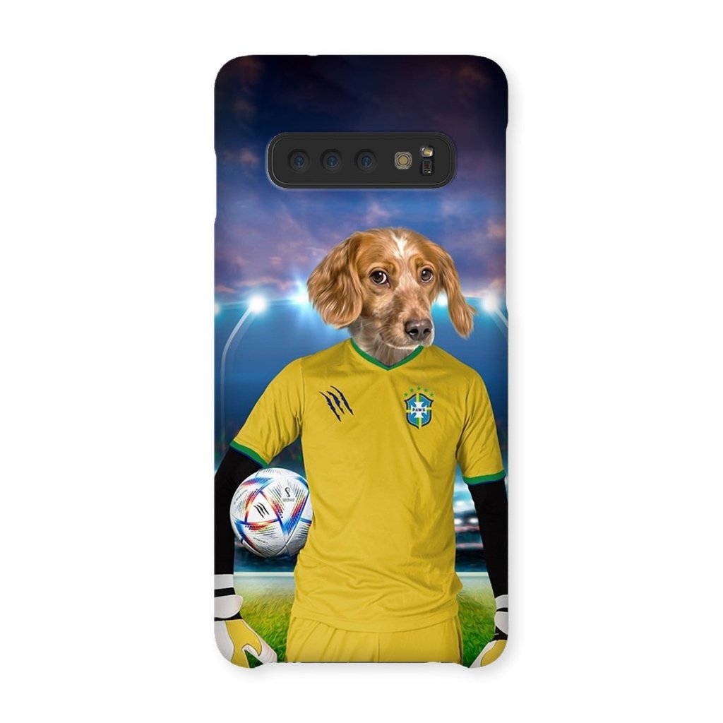 Pet Portraits | Brazil Football Team (FIFA 2022): Custom Pet Phone Case | Paw & Glory