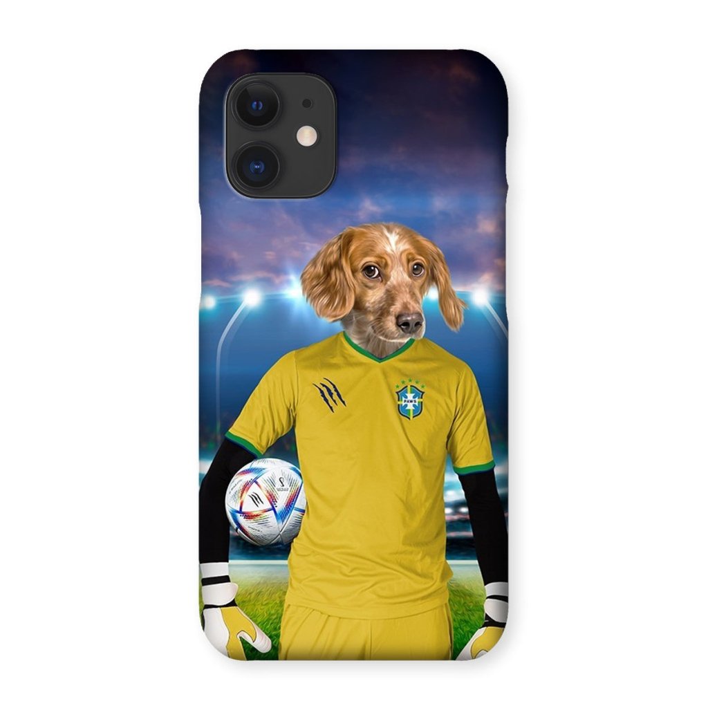 Pet Portraits | Brazil Football Team (FIFA 2022): Custom Pet Phone Case | Paw & Glory