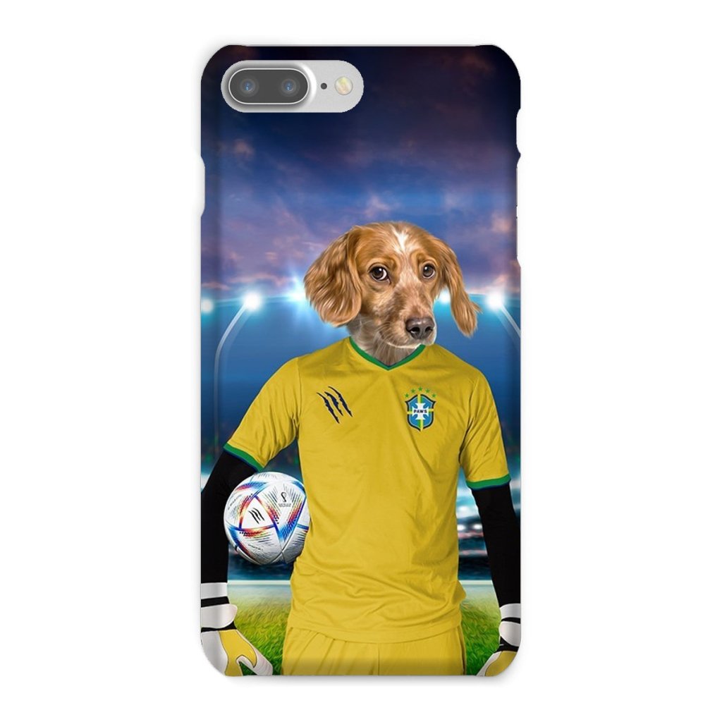 Pet Portraits | Brazil Football Team (FIFA 2022): Custom Pet Phone Case | Paw & Glory