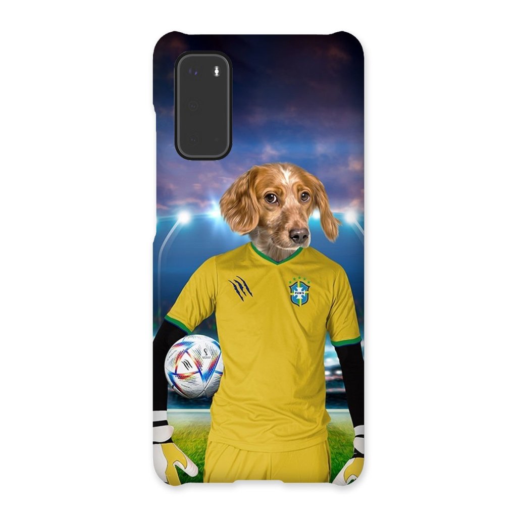Pet Portraits | Brazil Football Team (FIFA 2022): Custom Pet Phone Case | Paw & Glory