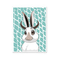 Buffalo Horn: Cartoon Pet Poster