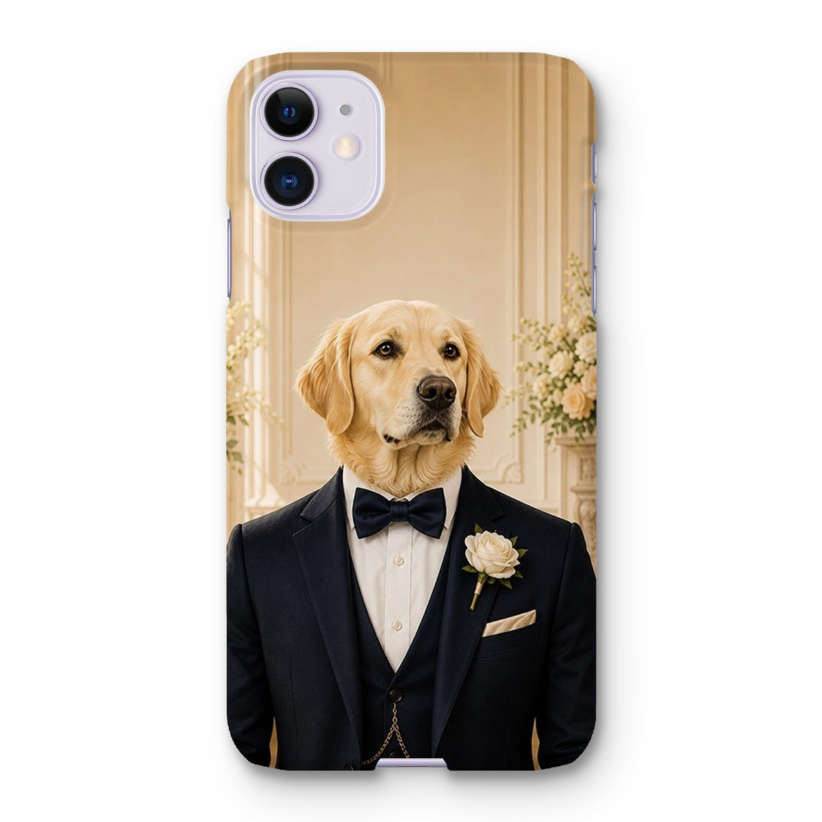 The Dapper Groom: Custom Pet Phone Case