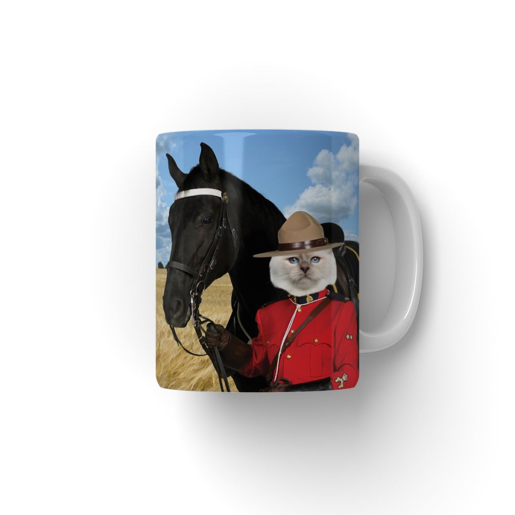 Pet Portraits | Canadian Police Officer: Custom Pet Coffee Mug | Paw & Glory
