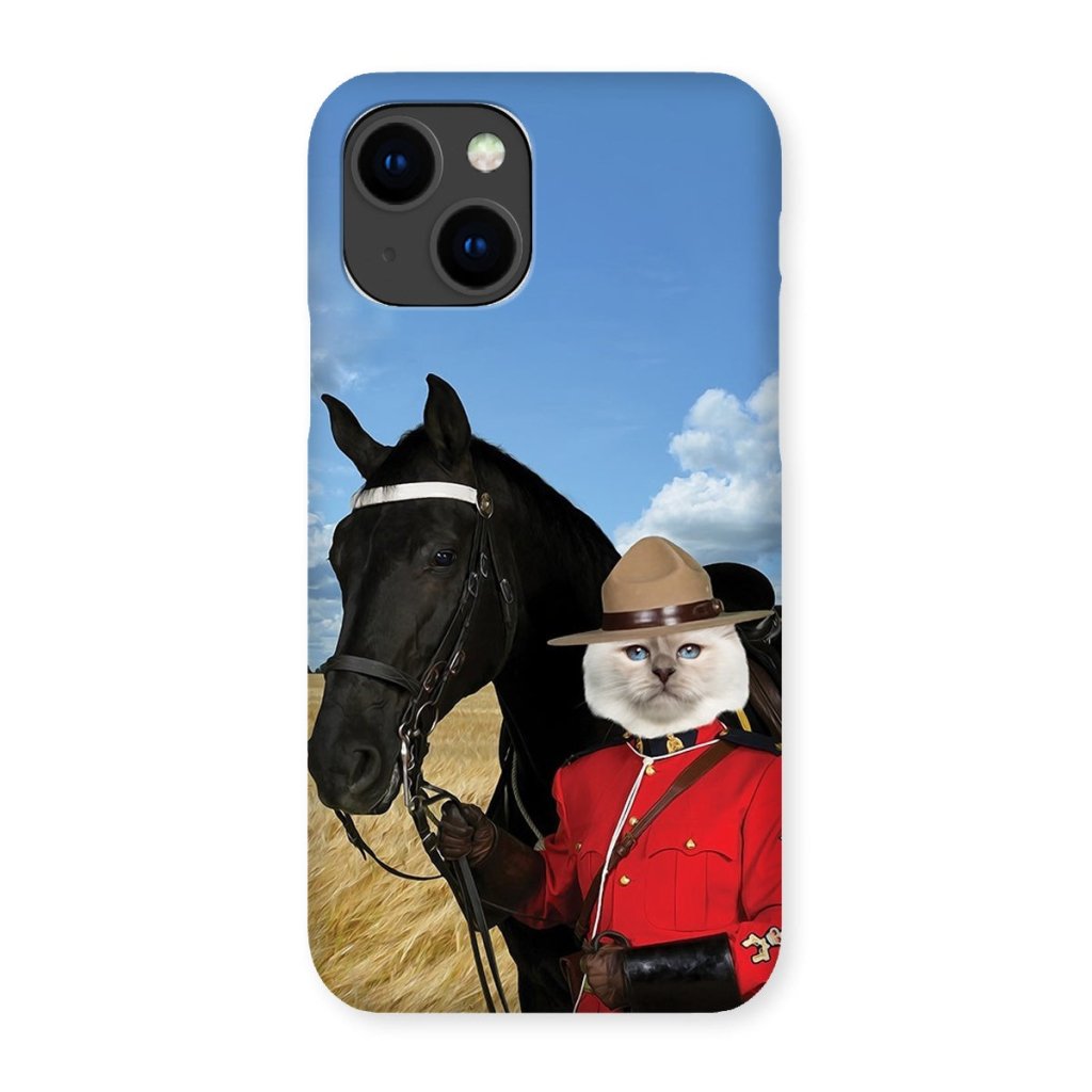 Pet Portraits | Canadian Police Officer: Custom Pet Phone Case | Paw & Glory