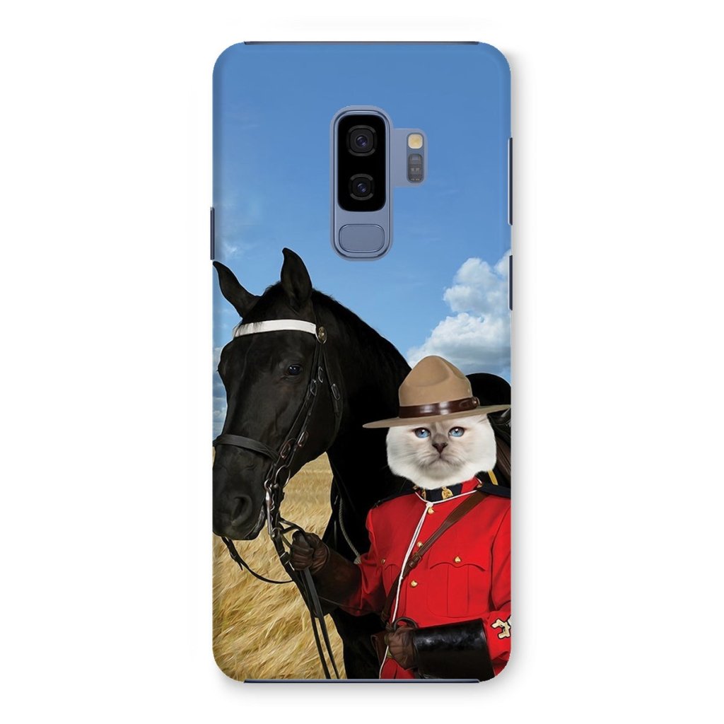 Pet Portraits | Canadian Police Officer: Custom Pet Phone Case | Paw & Glory
