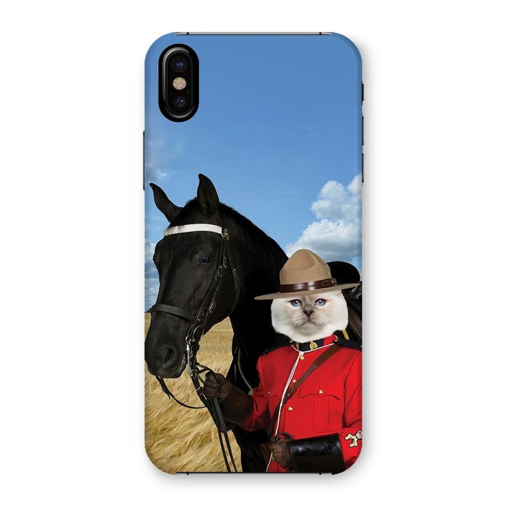 Pet Portraits | Canadian Police Officer: Custom Pet Phone Case | Paw & Glory
