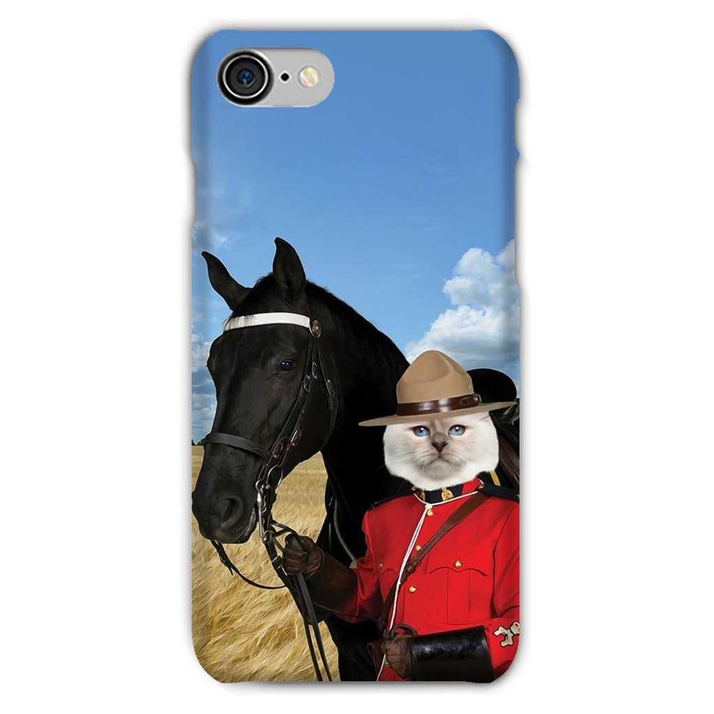 Pet Portraits | Canadian Police Officer: Custom Pet Phone Case | Paw & Glory