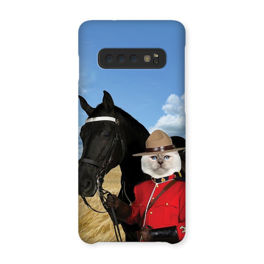 Pet Portraits | Canadian Police Officer: Custom Pet Phone Case | Paw & Glory