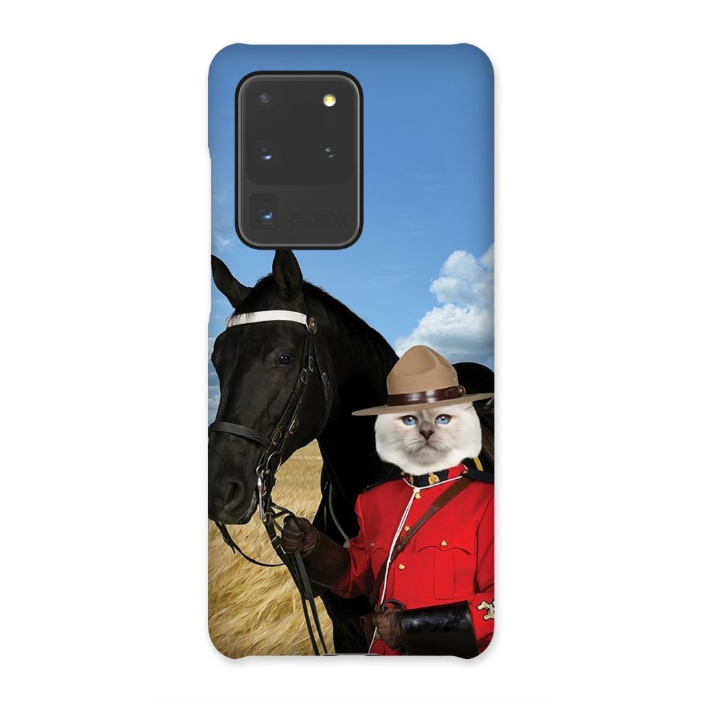 Pet Portraits | Canadian Police Officer: Custom Pet Phone Case | Paw & Glory