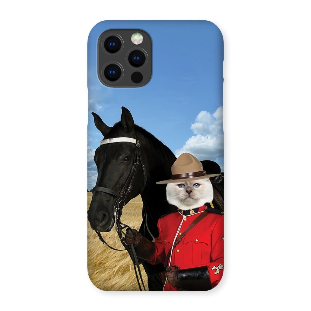 Pet Portraits | Canadian Police Officer: Custom Pet Phone Case | Paw & Glory