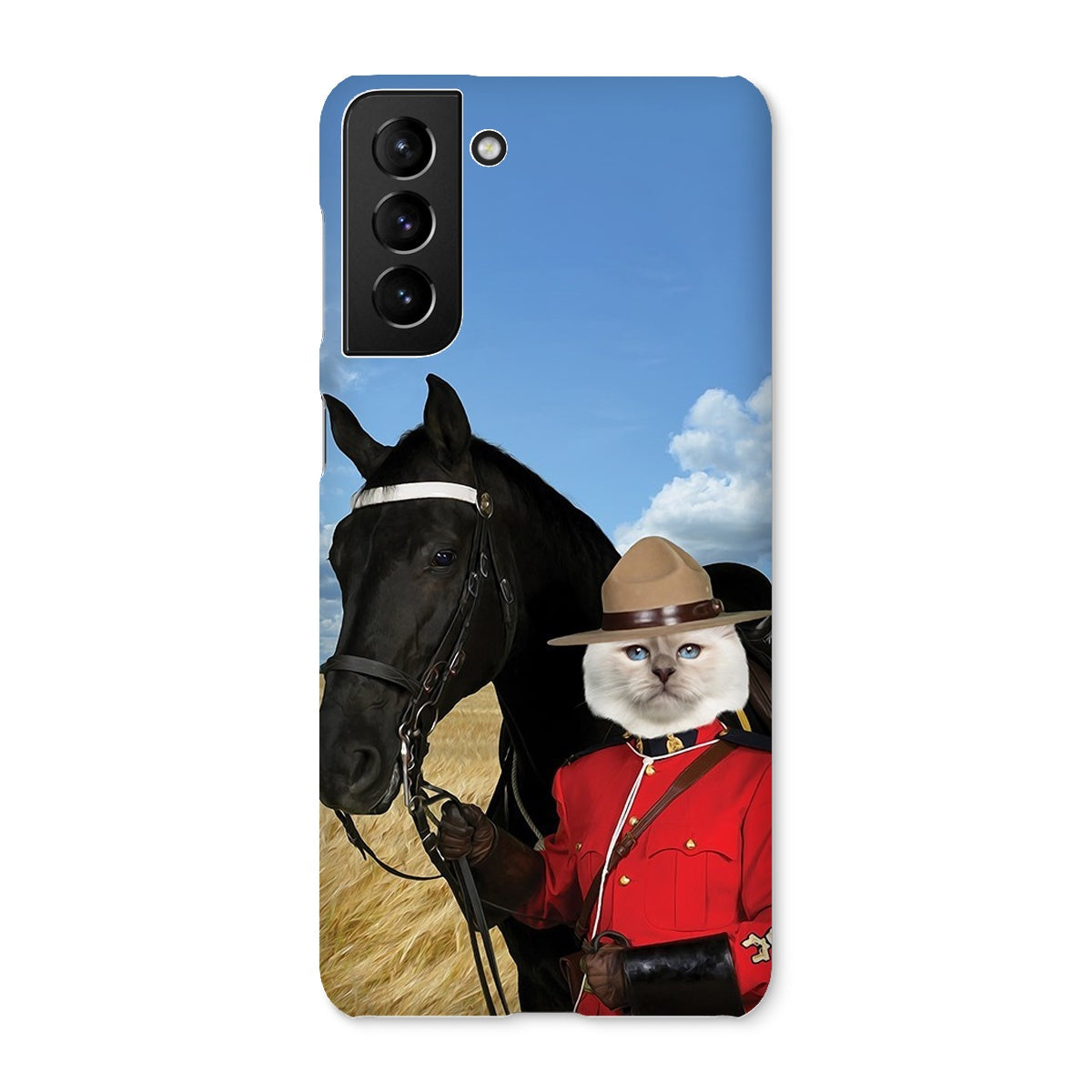Pet Portraits | Canadian Police Officer: Custom Pet Phone Case | Paw & Glory