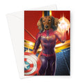 Captain Marvel: Custom Pet Greeting Card