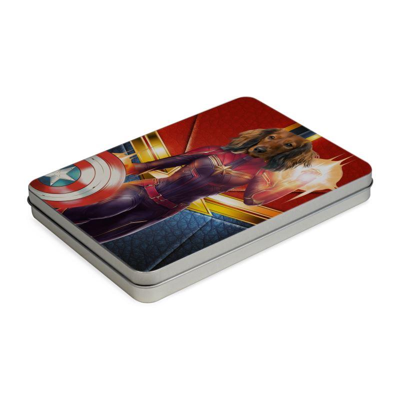 Pet Portraits | Captain Marvel: Custom Pet Puzzle | Paw & Glory