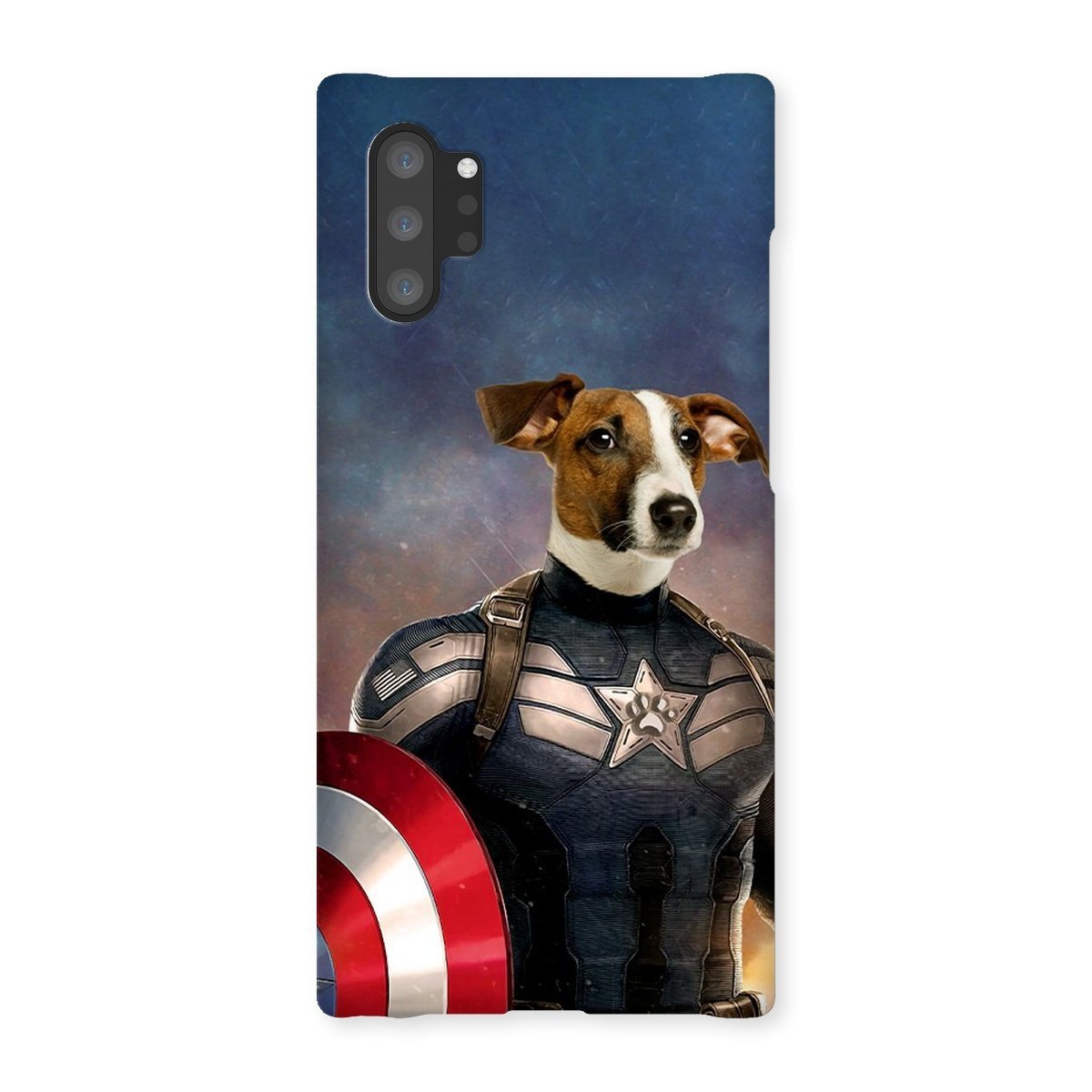 Pet Portraits | Captain Pawmerica: Custom Pet Phone Case | Paw & Glory