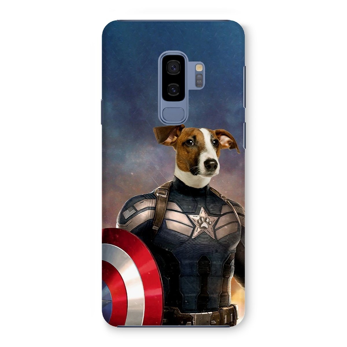 Patriotic Comic Hero Custom Pet Phone Case | Personalized Pet Gift | Paw & Glory