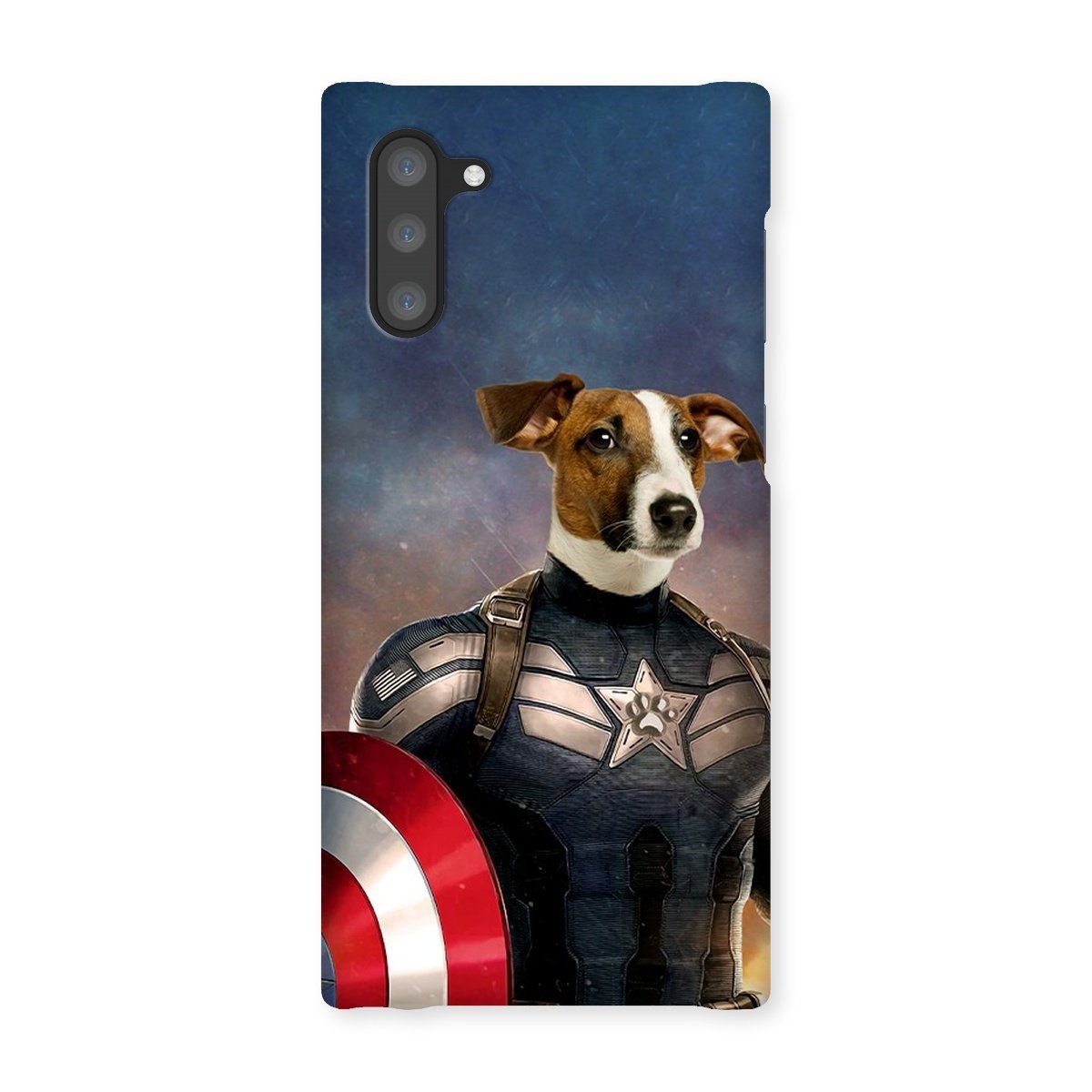 Patriotic Comic Hero Custom Pet Phone Case | Personalized Pet Gift | Paw & Glory