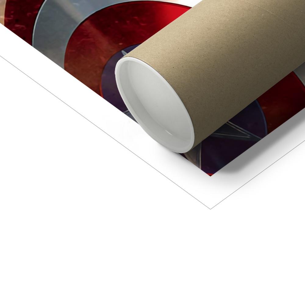 Pet Portraits | Captain Pawmerica: Custom Pet Poster | Paw & Glory