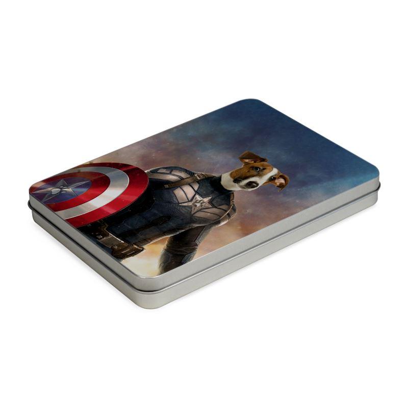 Pet Portraits | Captain Pawmerica: Custom Pet Puzzle | Paw & Glory