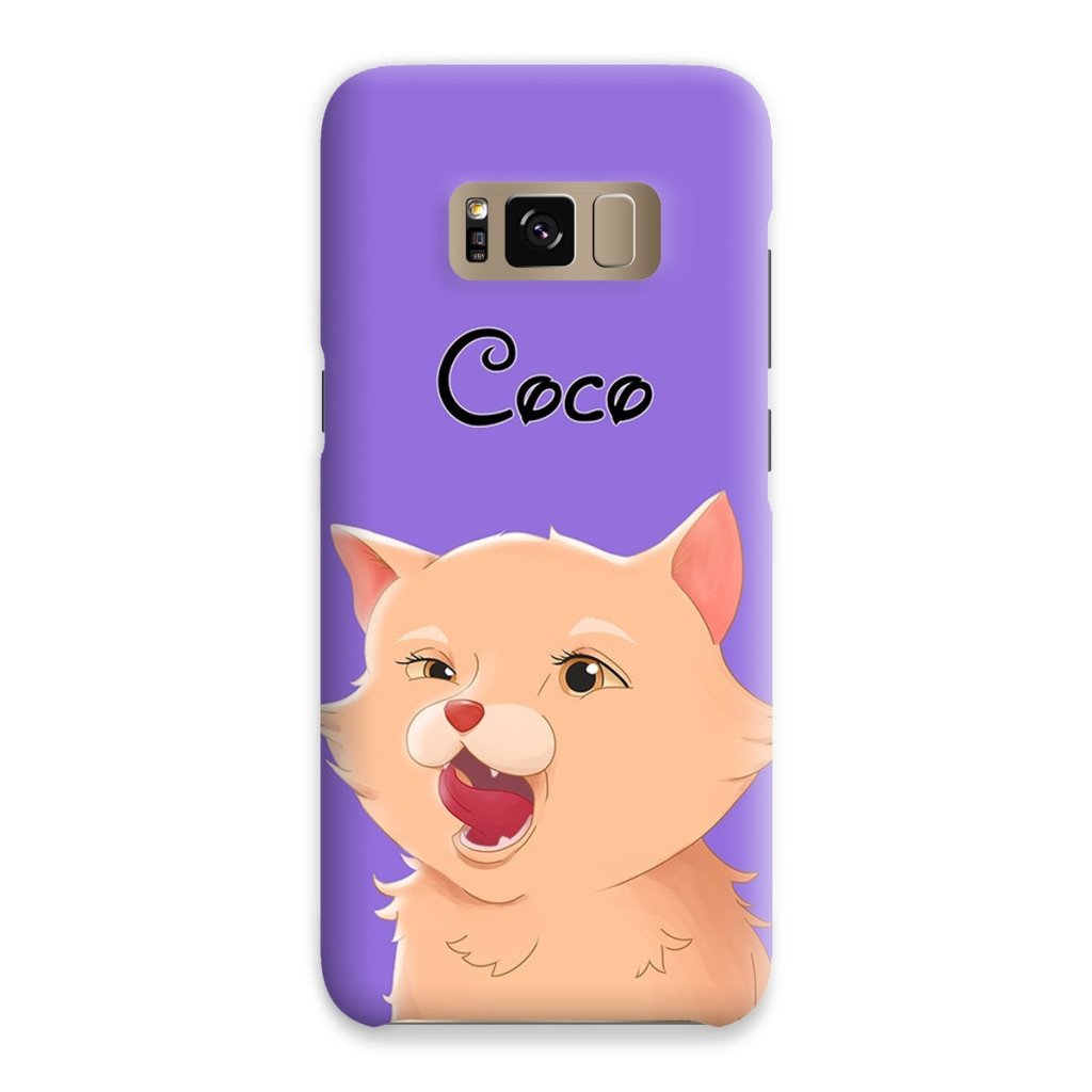 Cartoon: Custom One Pet Phone Case - Paw & Glory - Dog Portraits - Pet Portraits