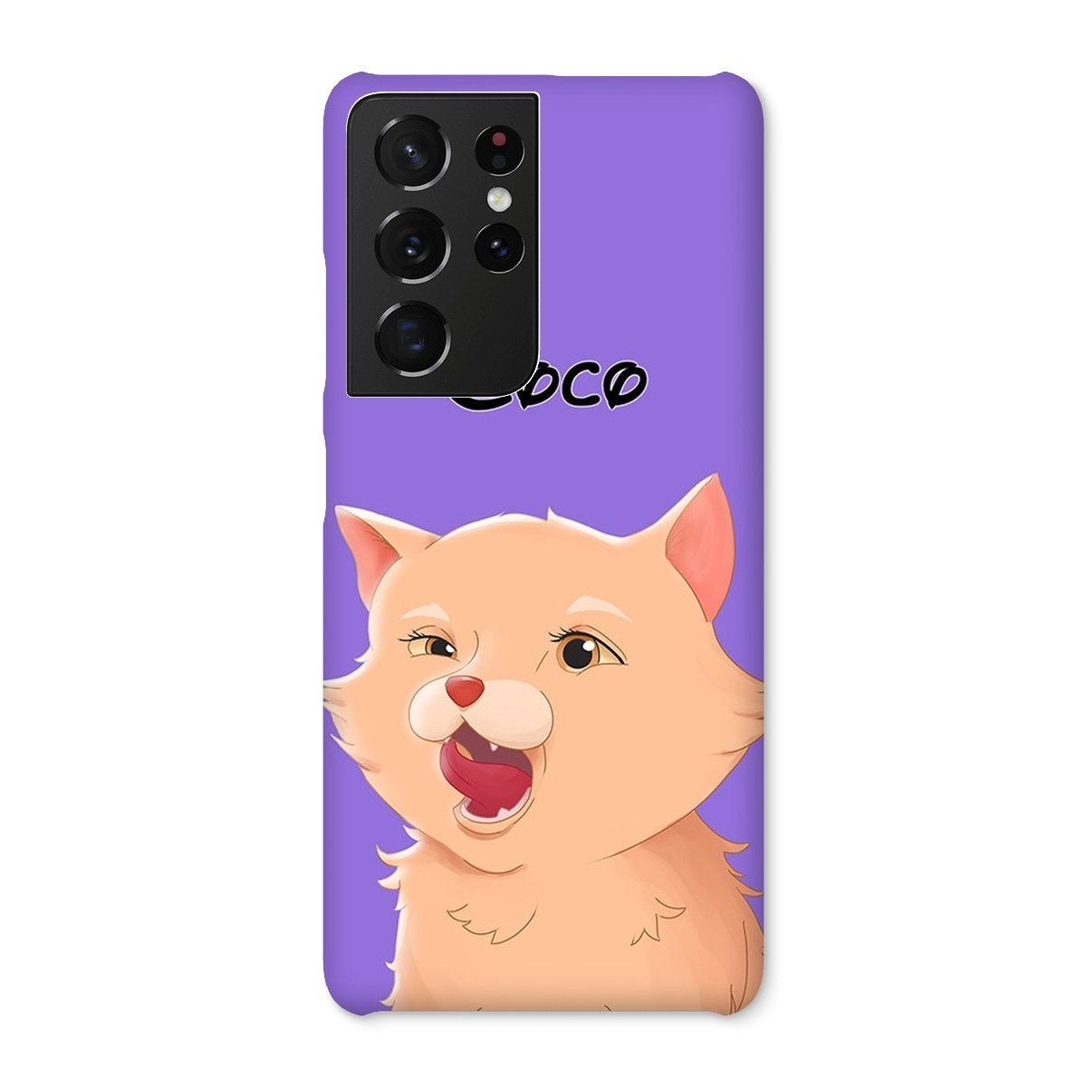 Cartoon: Custom One Pet Phone Case - Paw & Glory - Dog Portraits - Pet Portraits