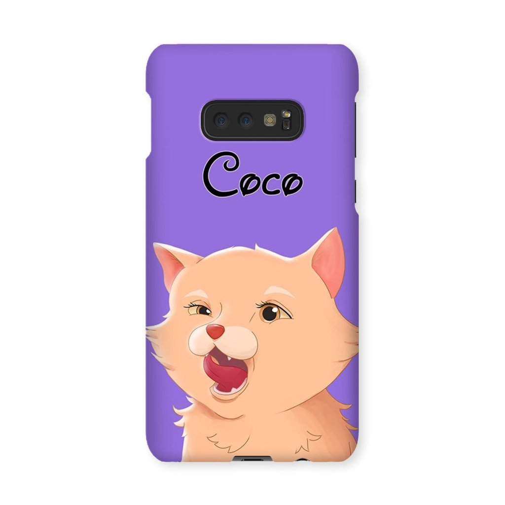 Cartoon: Custom One Pet Phone Case - Paw & Glory - Dog Portraits - Pet Portraits