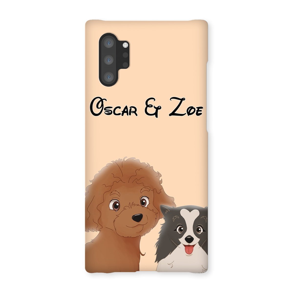 Pet Portraits | Cartoon: Custom Two Pet Phone Case | Paw & Glory