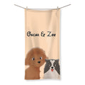 Cartoon: Custom Two Pet Towel