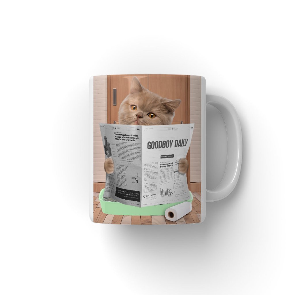 Pet Portraits | Cat Litter Tray: Custom Pet Coffee Mug | Paw & Glory
