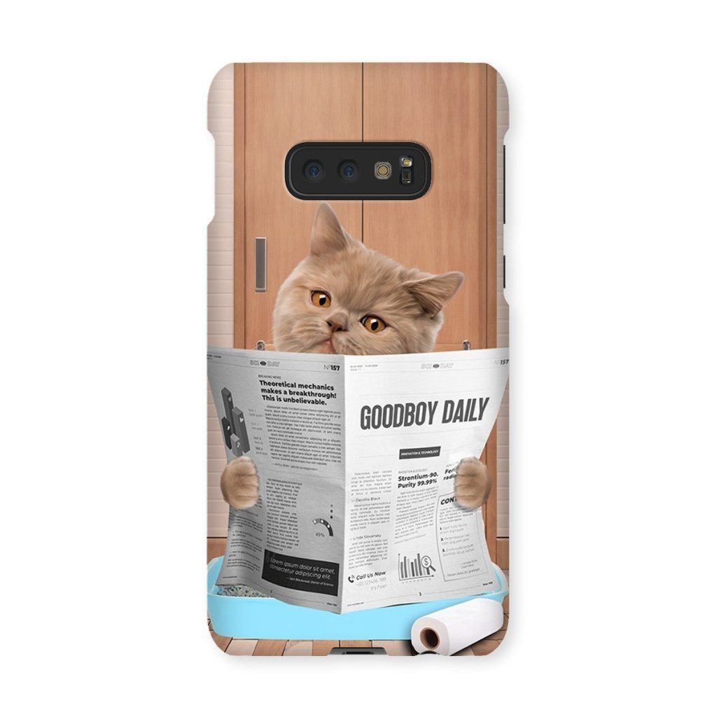 Pet Portraits | Cat Litter Tray: Custom Pet Phone Case | Paw & Glory