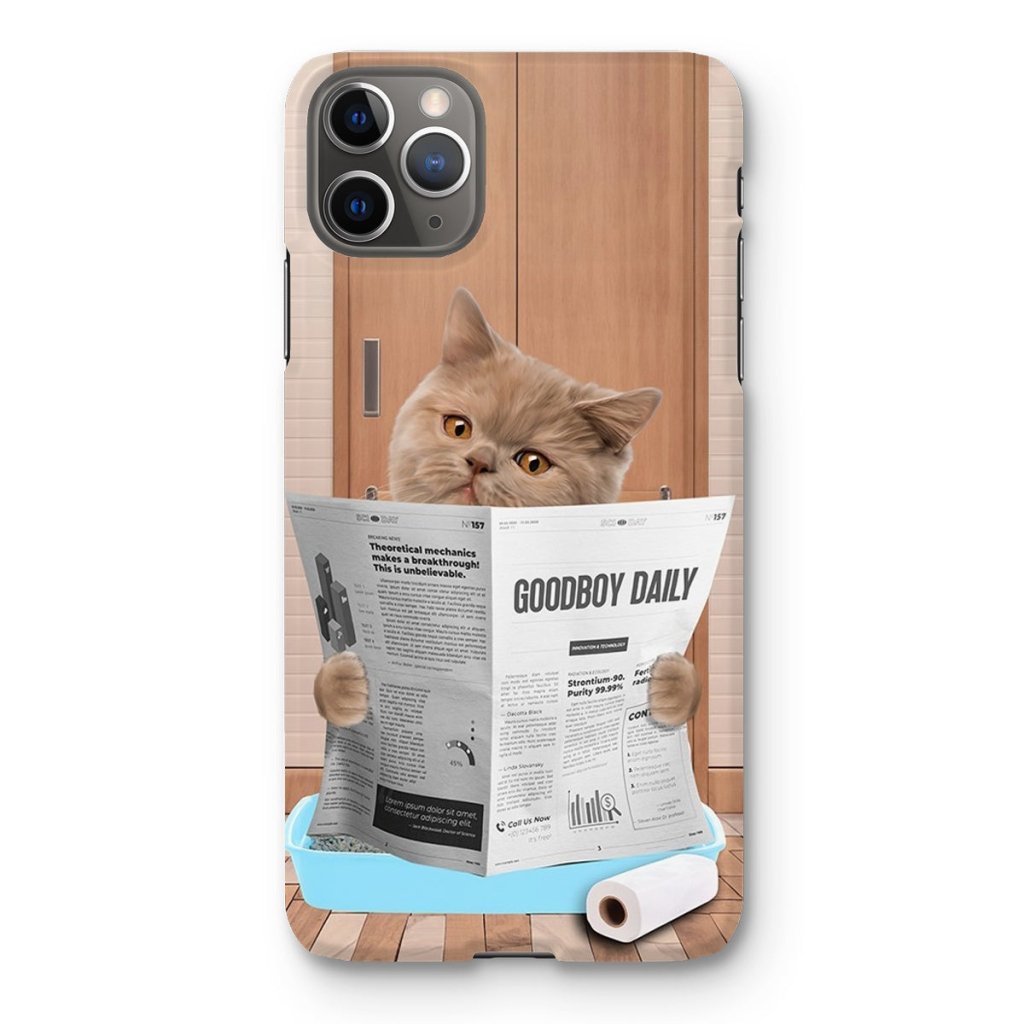 Pet Portraits | Cat Litter Tray: Custom Pet Phone Case | Paw & Glory