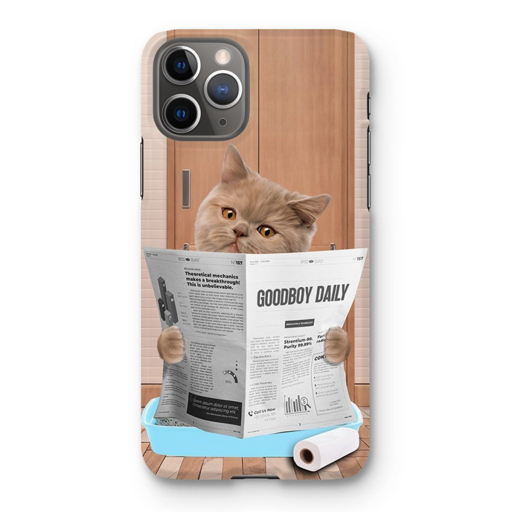 Pet Portraits | Cat Litter Tray: Custom Pet Phone Case | Paw & Glory