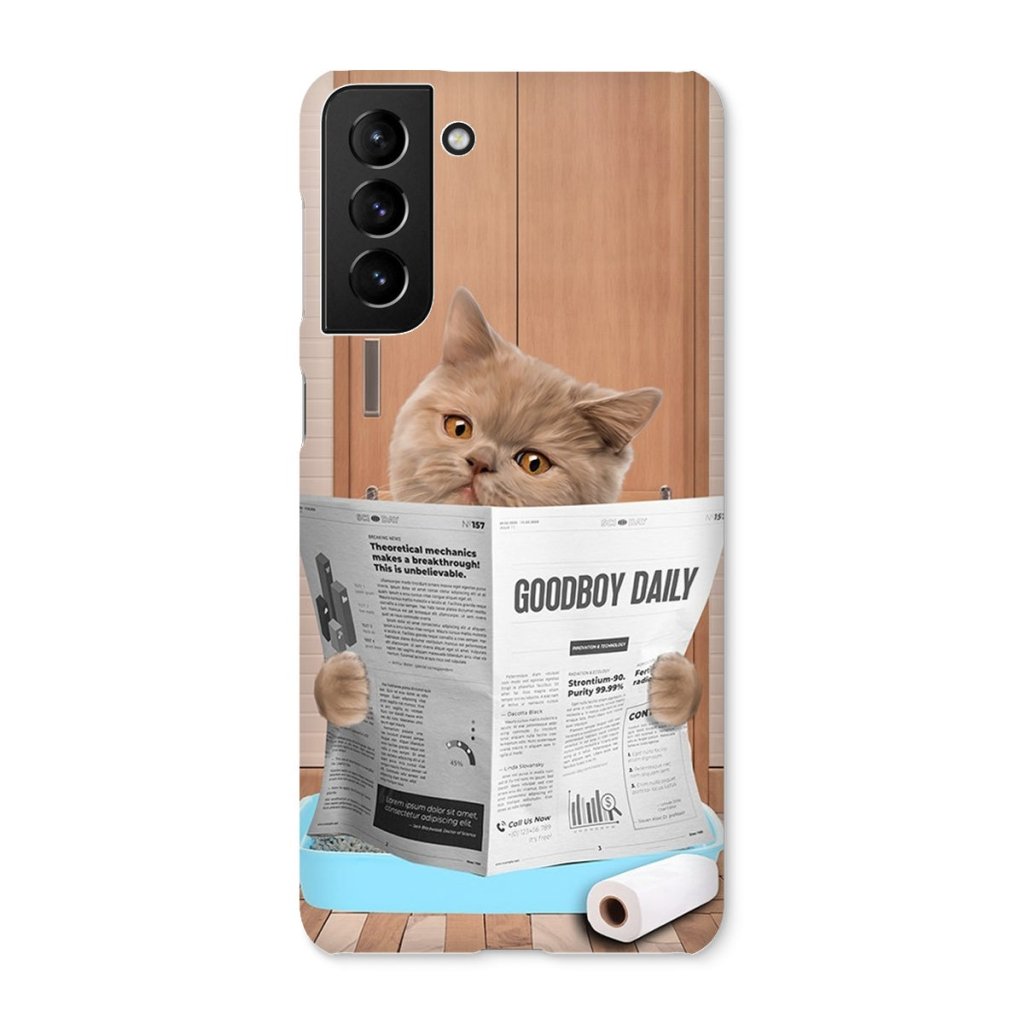 Pet Portraits | Cat Litter Tray: Custom Pet Phone Case | Paw & Glory