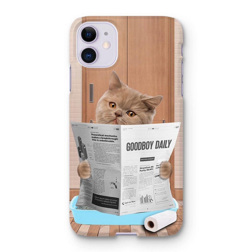 Pet Portraits | Cat Litter Tray: Custom Pet Phone Case | Paw & Glory