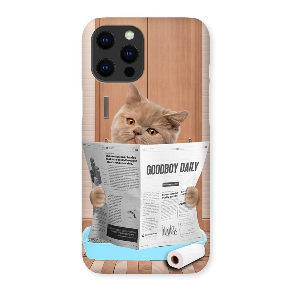 Pet Portraits | Cat Litter Tray: Custom Pet Phone Case | Paw & Glory