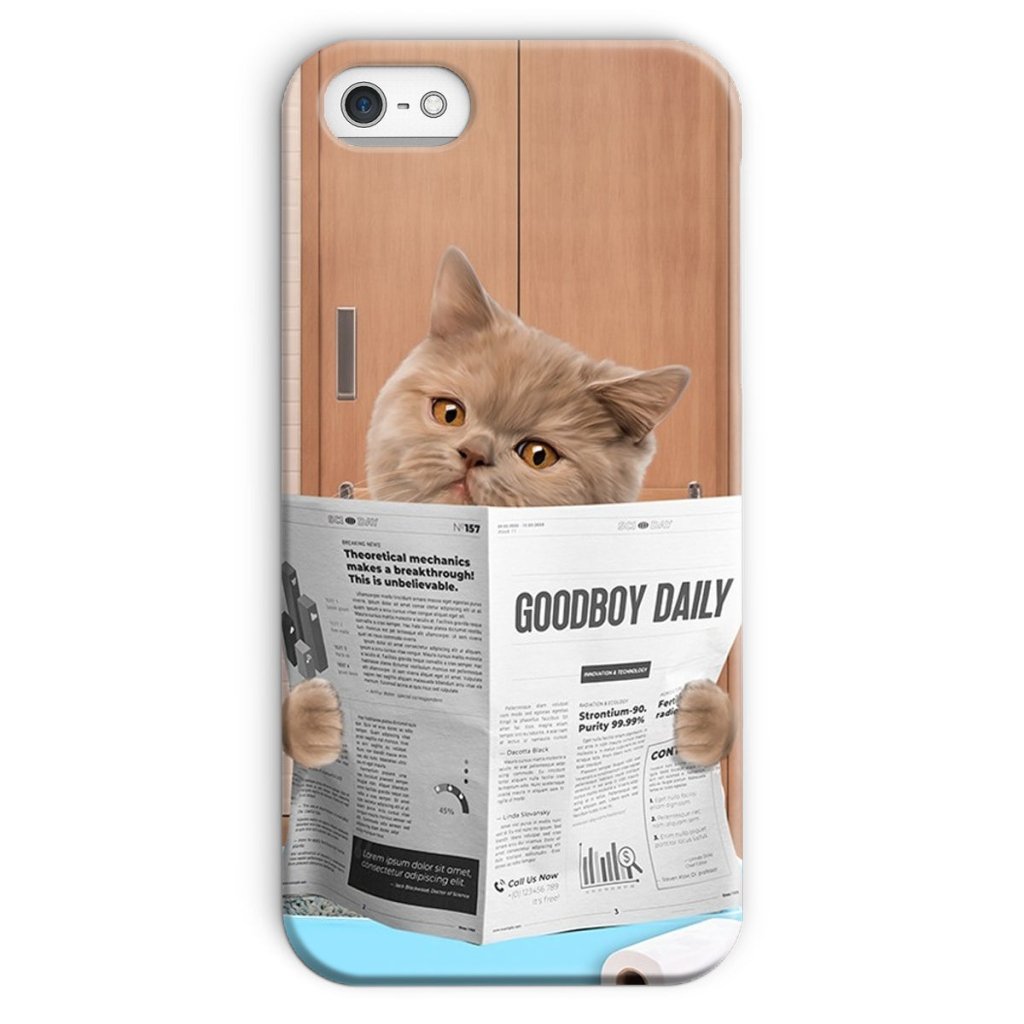 Pet Portraits | Cat Litter Tray: Custom Pet Phone Case | Paw & Glory