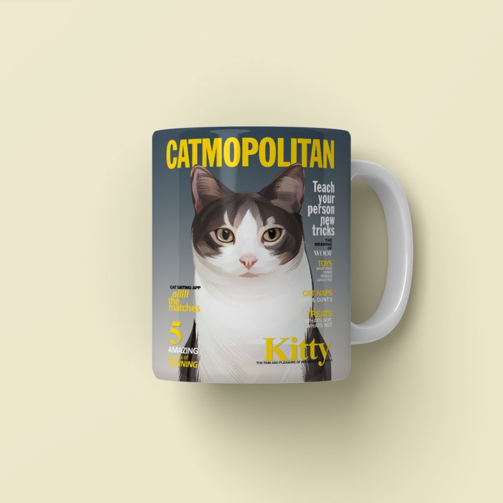 Pet Portraits | Catmopolitan: Custom Pet Coffee Mug | Paw & Glory