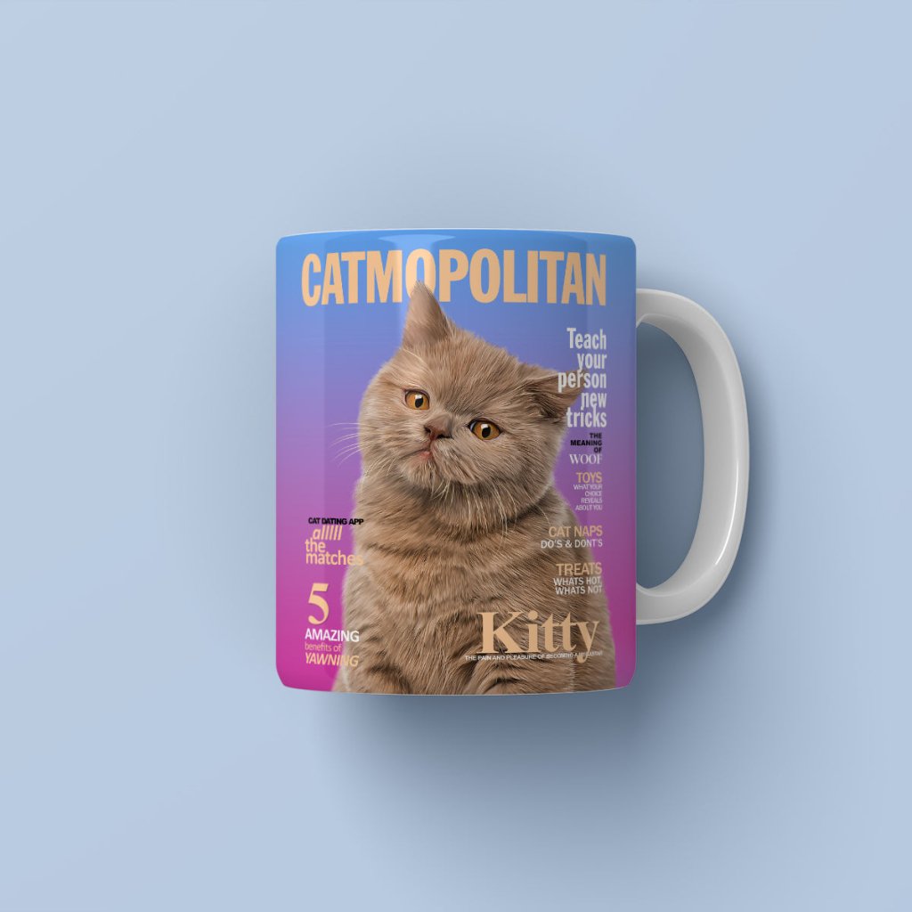 Pet Portraits | Catmopolitan: Custom Pet Coffee Mug | Paw & Glory