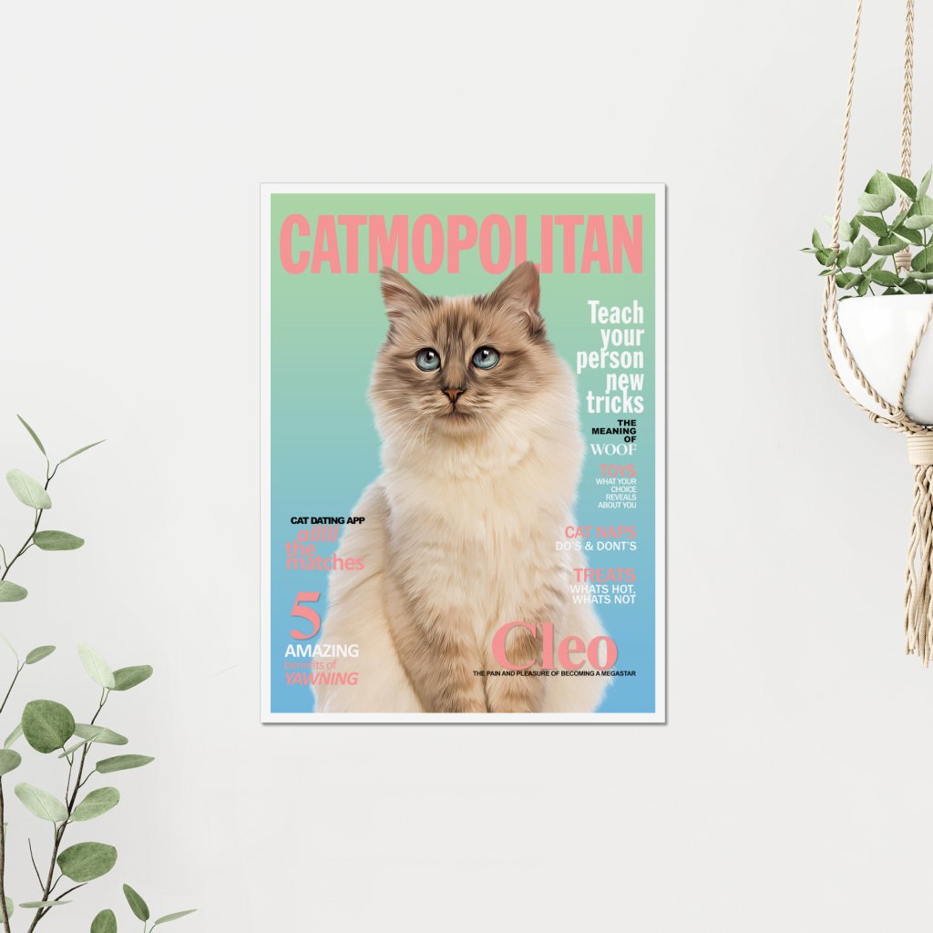 Pet Portraits | Catmopolitan: Custom Pet Portrait | Paw & Glory