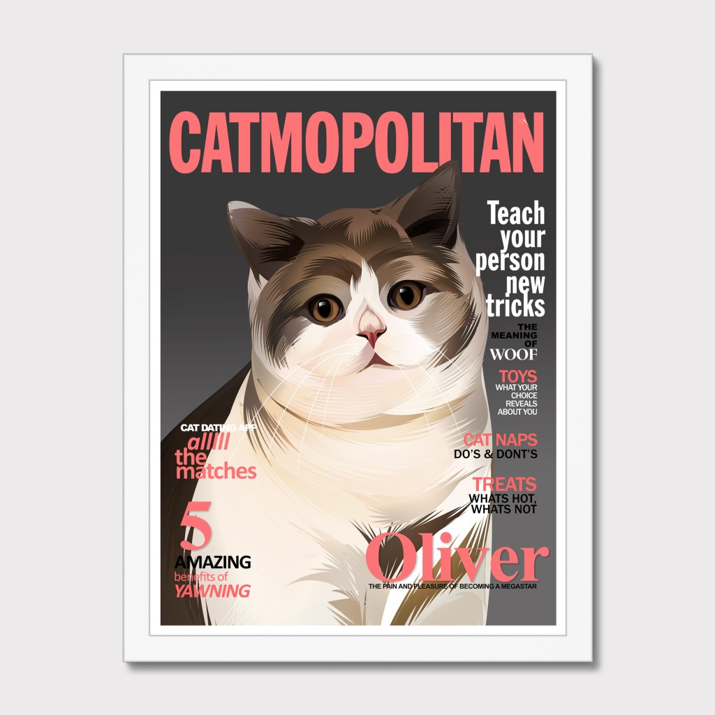 Pet Portraits | Catmopolitan: Custom Pet Portrait | Paw & Glory