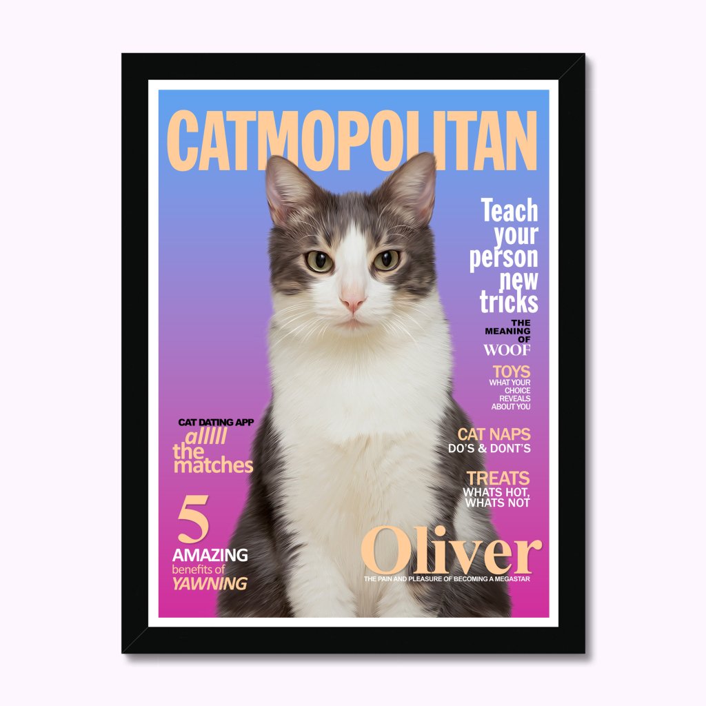 Pet Portraits | Catmopolitan: Custom Pet Portrait | Paw & Glory